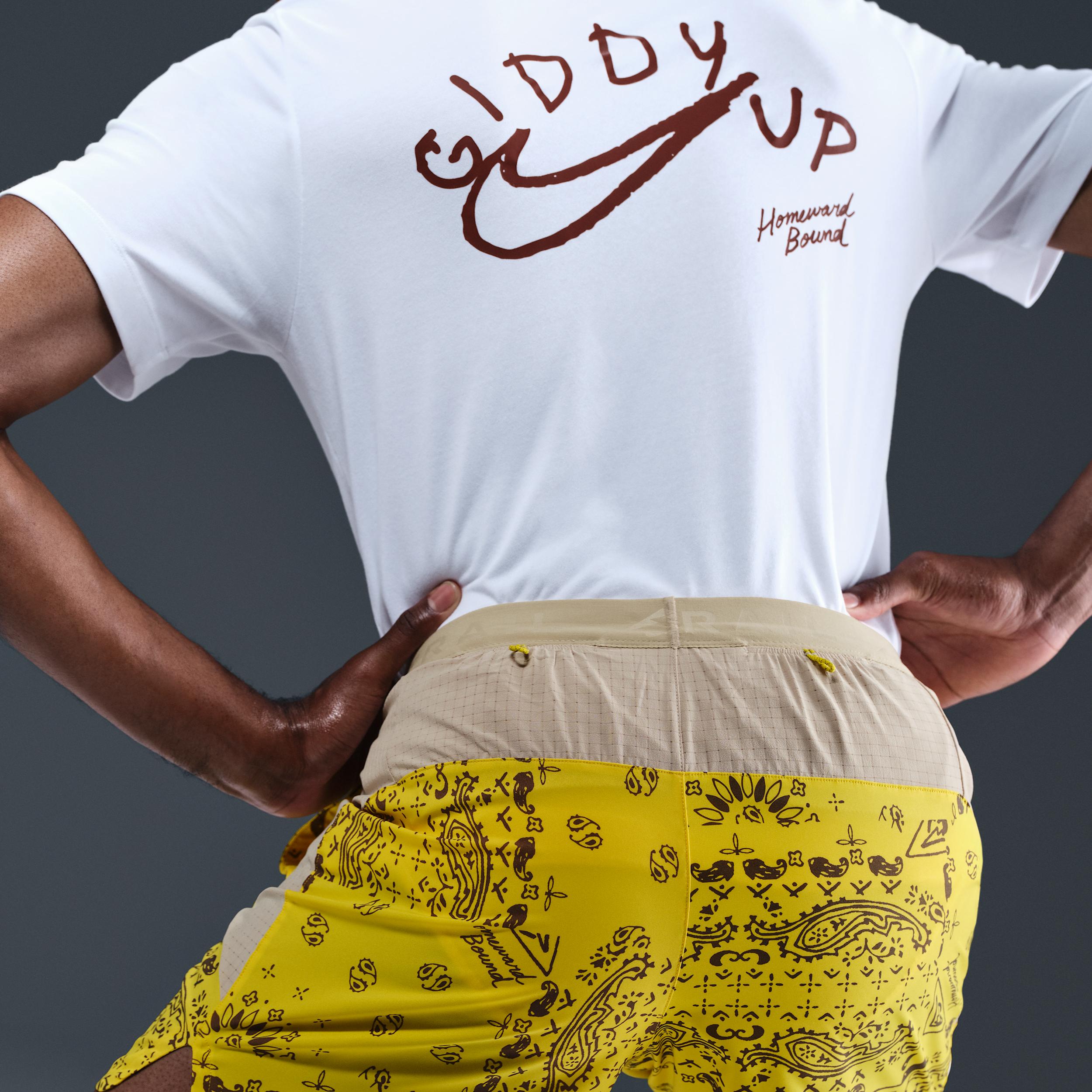 Nike Mens Trail Dri-FIT 6 Brief-Lined Running Shorts | HJ4174-718 Product Image