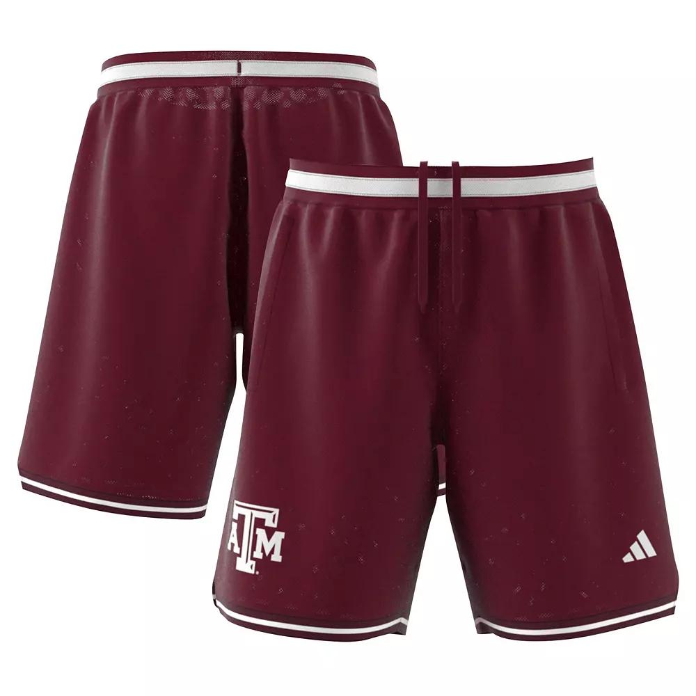 Men's adidas Scarlet Texas A&M Aggies Swingman Replica Basketball Shorts, Size: 2XL, Red Product Image