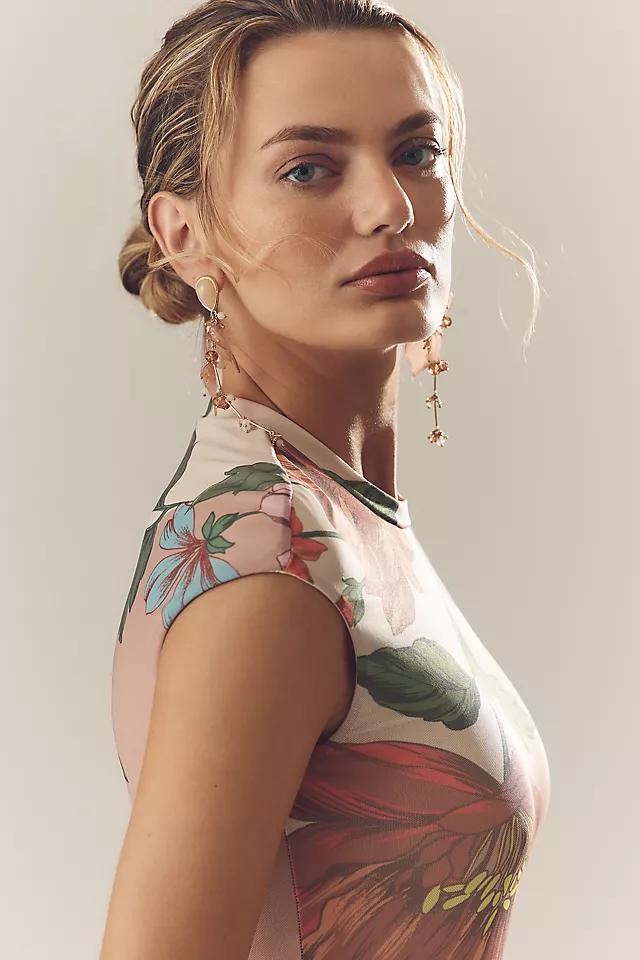 AFRM Fitted Mesh Mini Dress Product Image