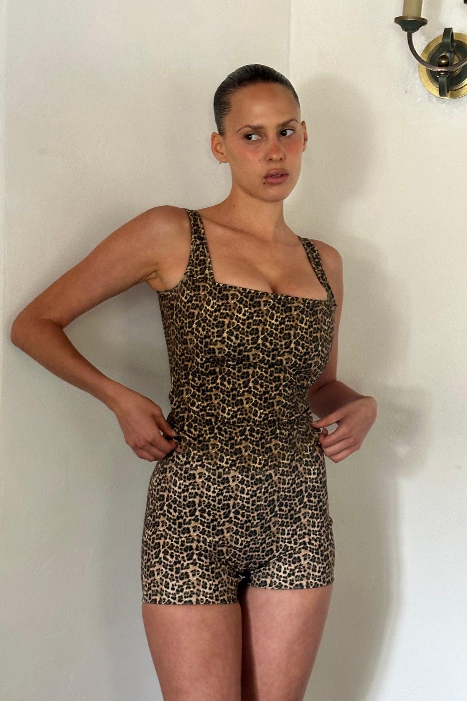 LUNA TOP - LEOPARD Product Image