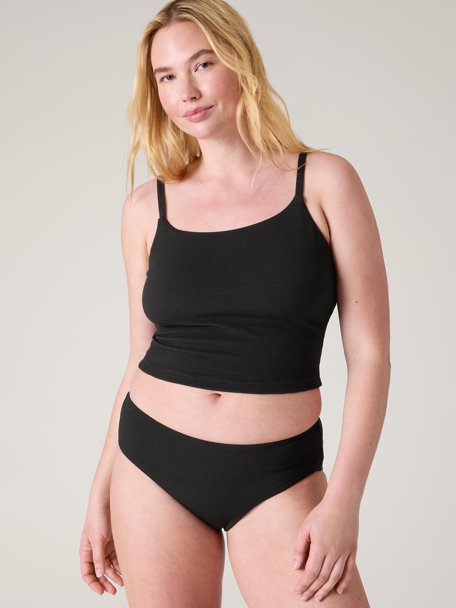 Scoop Crop Pique Tankini D-DD Product Image