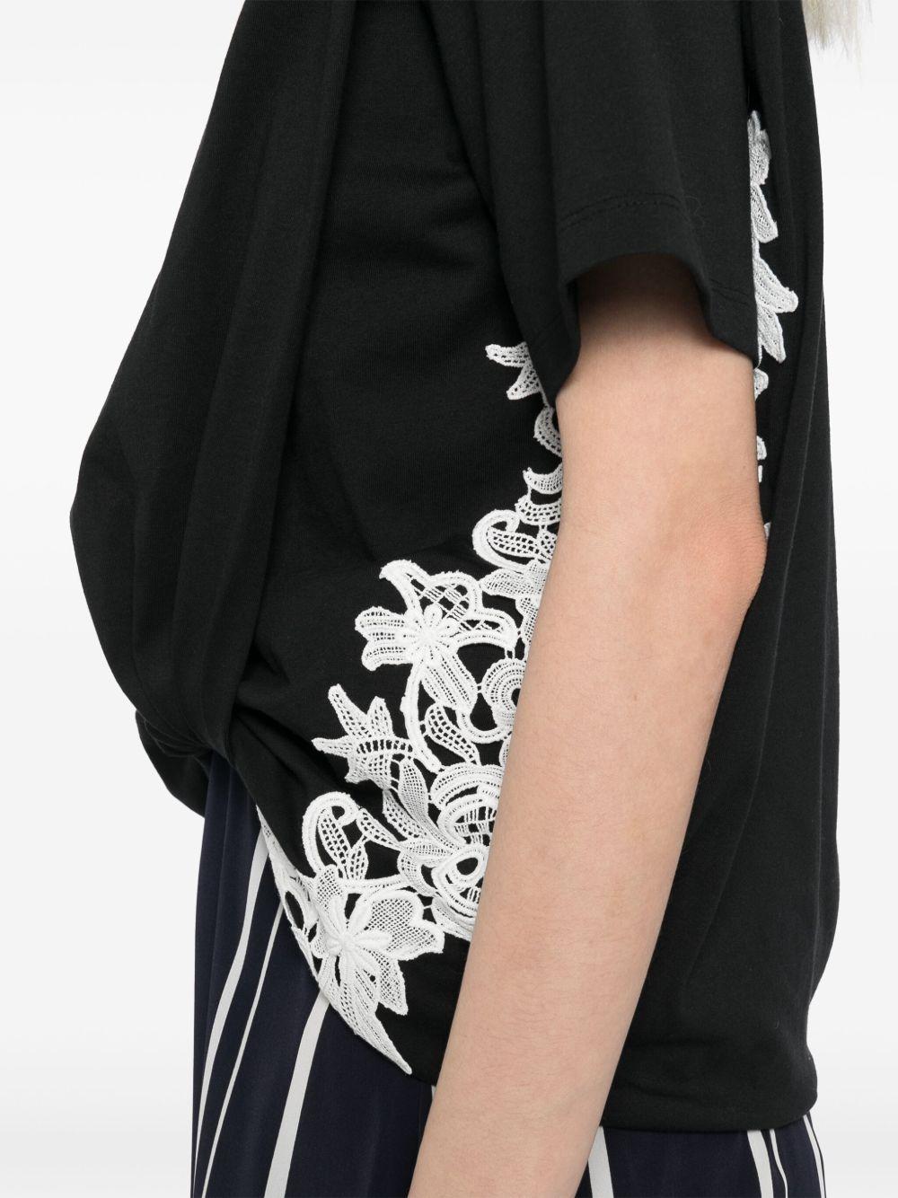 Draped T-shirt Slip Combo dress Product Image