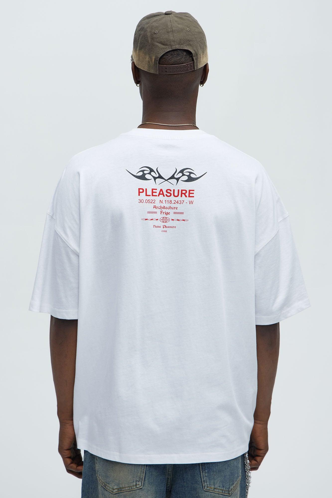 Pleasure Architecture Oversized Short Sleeve Tee - White Product Image