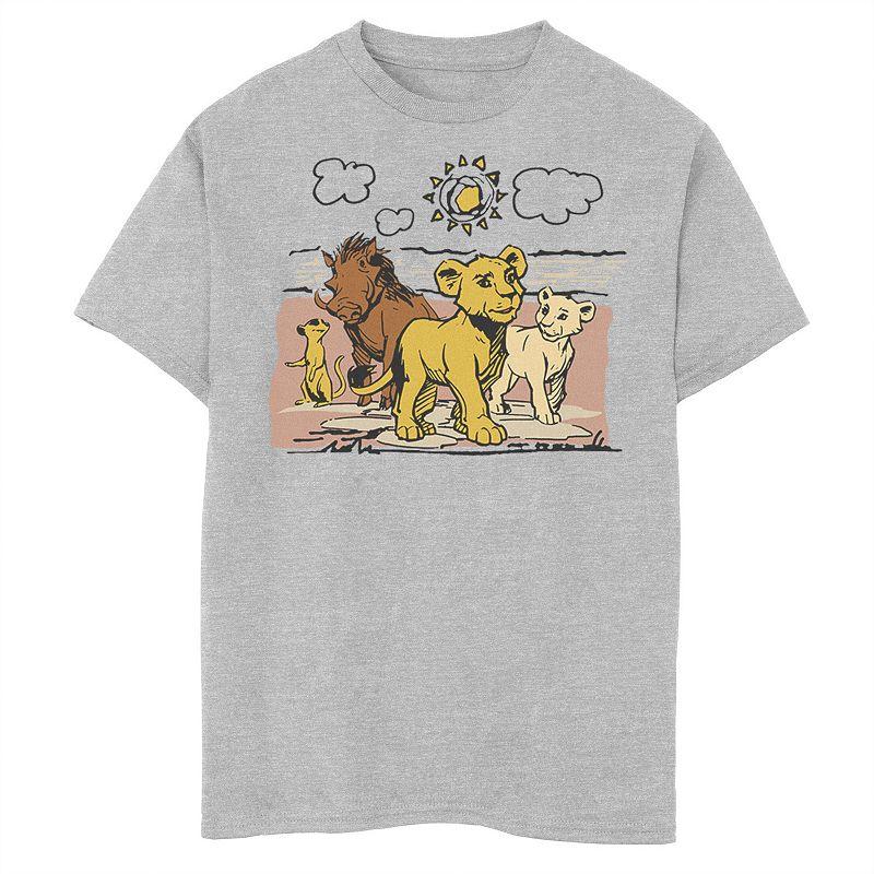 Disney's The Lion King Men's Simba, Nala, Timon & Pumba Graphic Tee,  Product Image