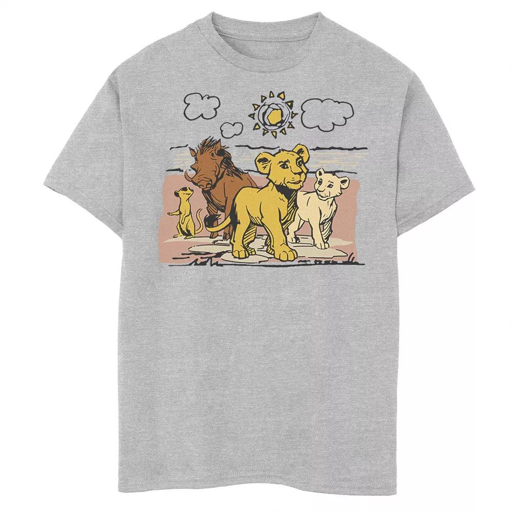 Disney's The Lion King Men's Simba, Nala, Timon & Pumba Graphic Tee,  Product Image