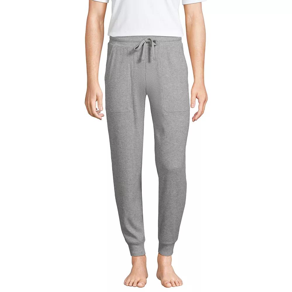 Men's Lands' End Brushed Rib Joggers,  Product Image