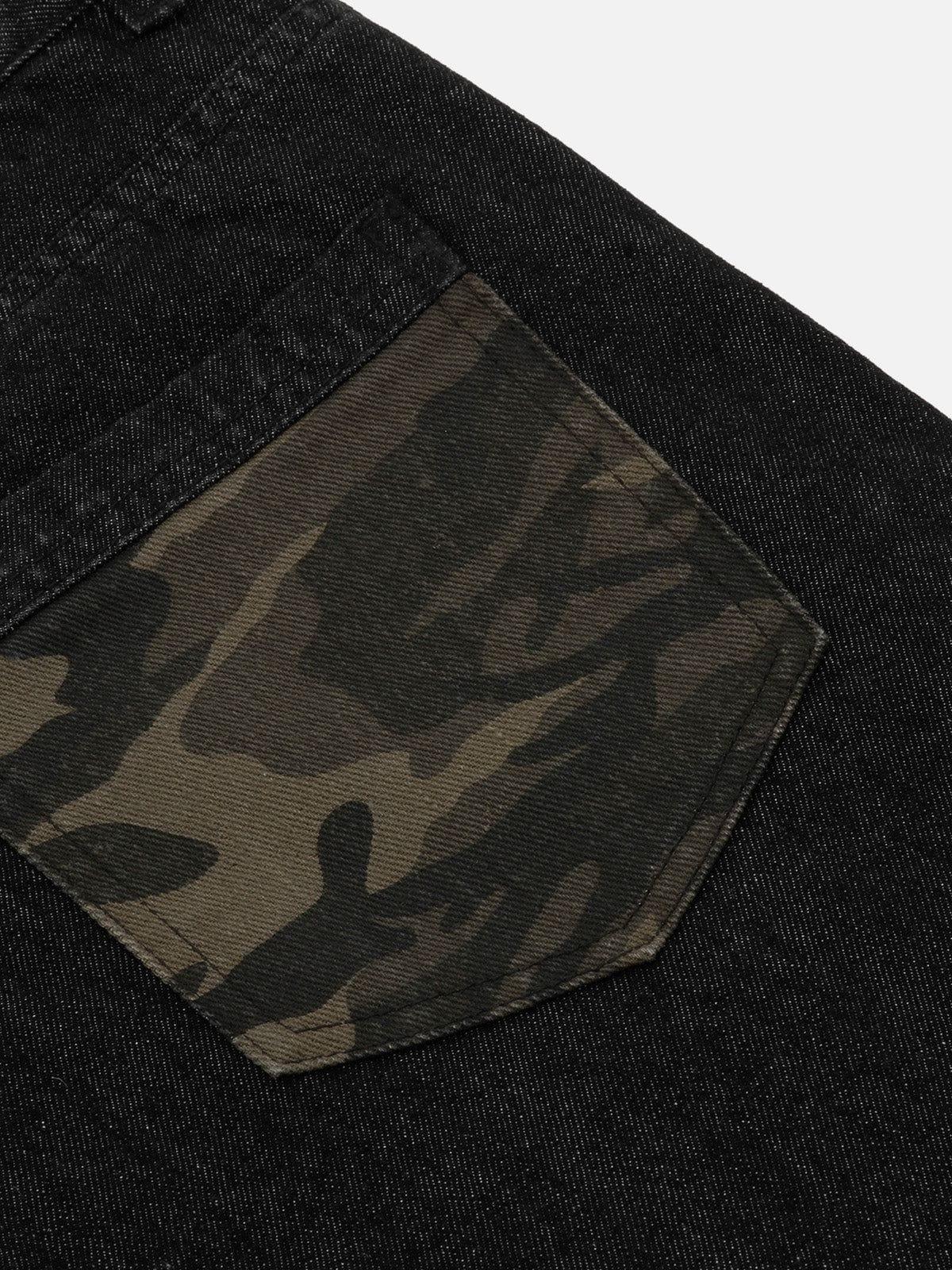 Aelfric Eden Camo Patchwork Longline Jorts Product Image