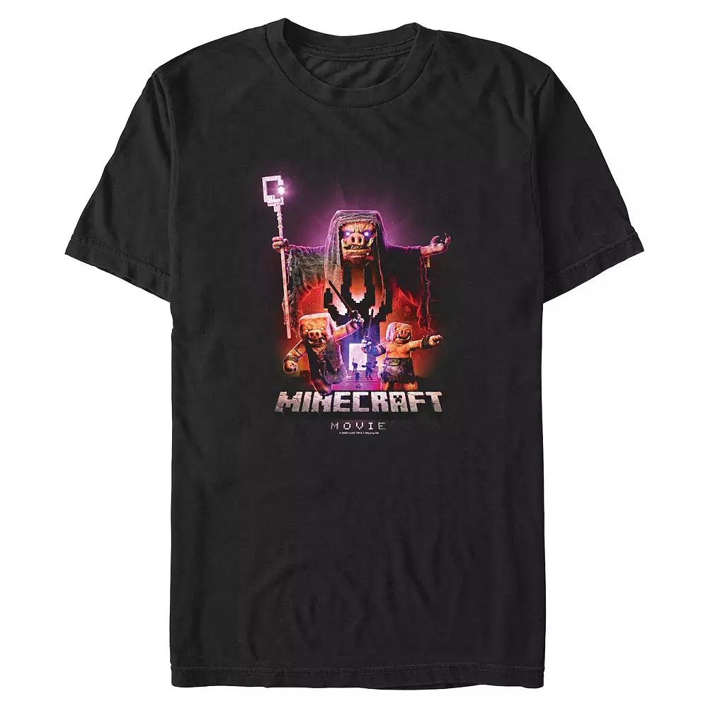 Big & Tall Minecraft Movie Piglings Portal Graphic Tee, Men's,  Product Image