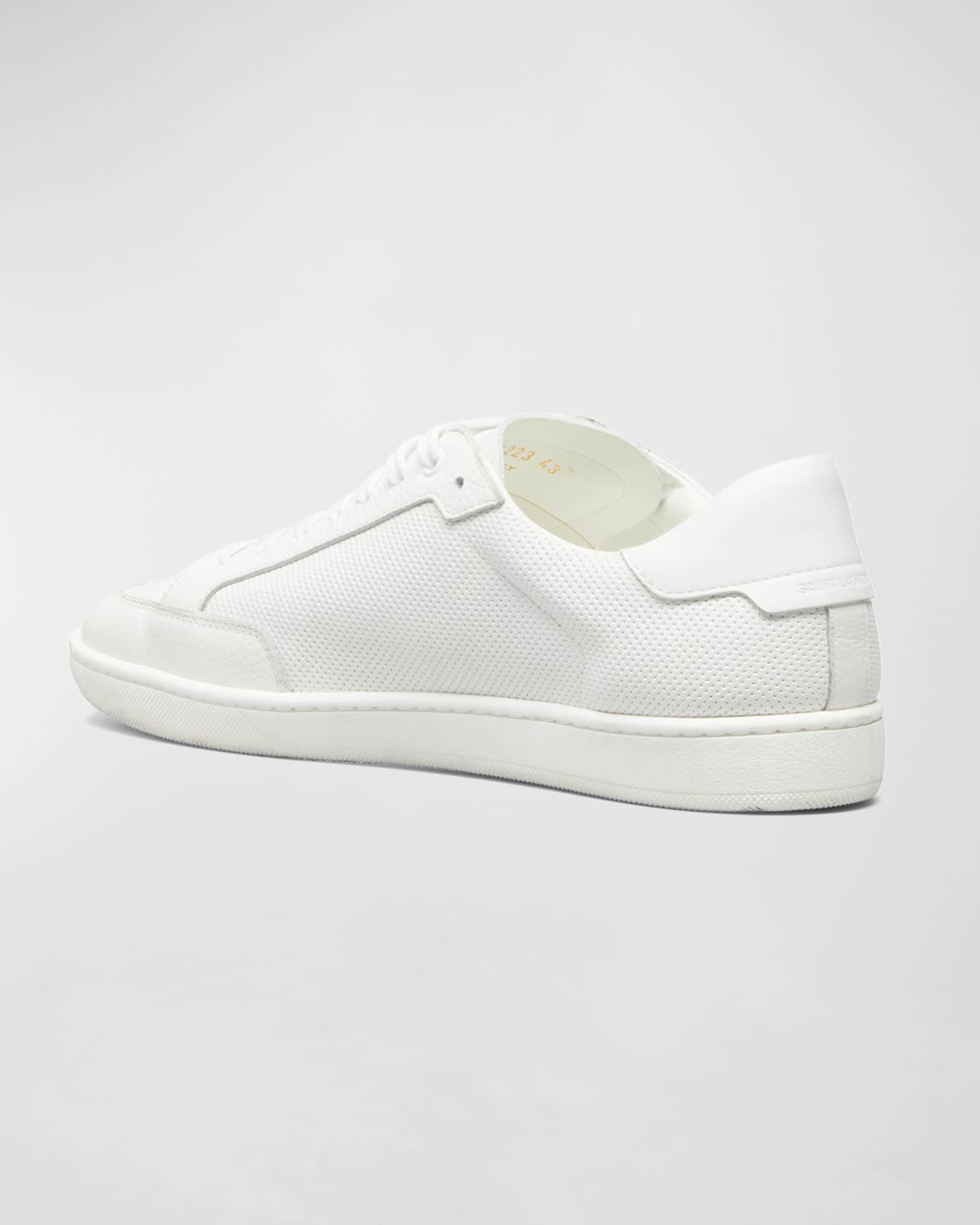 Men's SL/06 Signature Perforated Leather Low-Top Sneakers Product Image