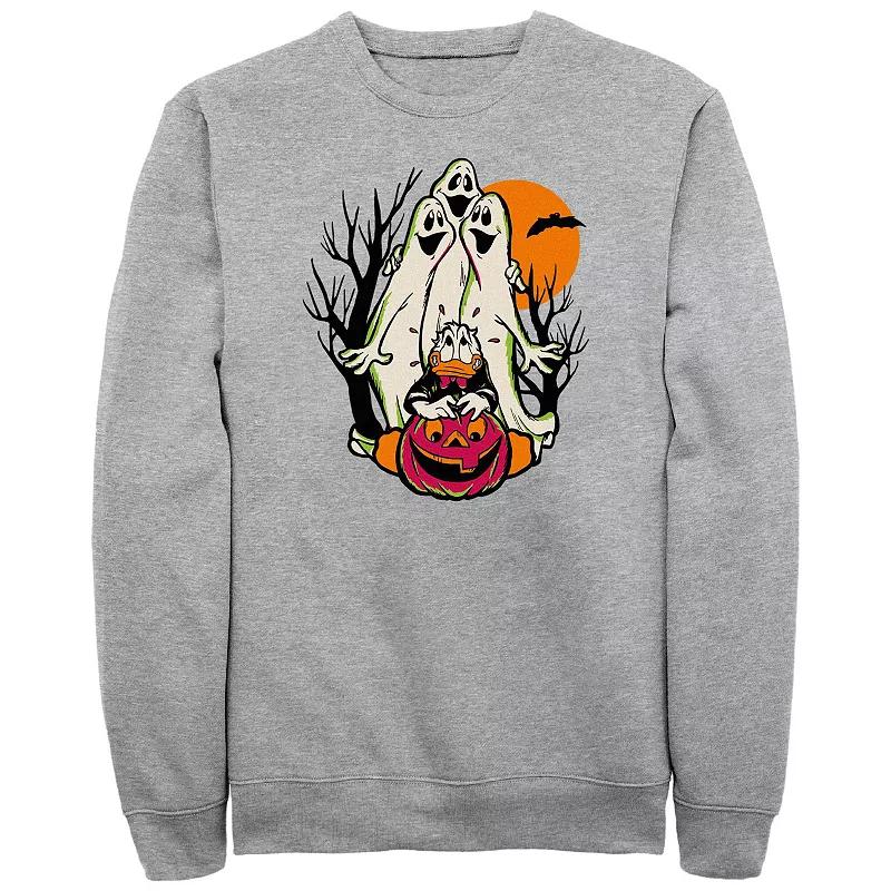 Disney 100 Donald Duck Scared Of Ghosts Men's Graphic Fleece,  Product Image