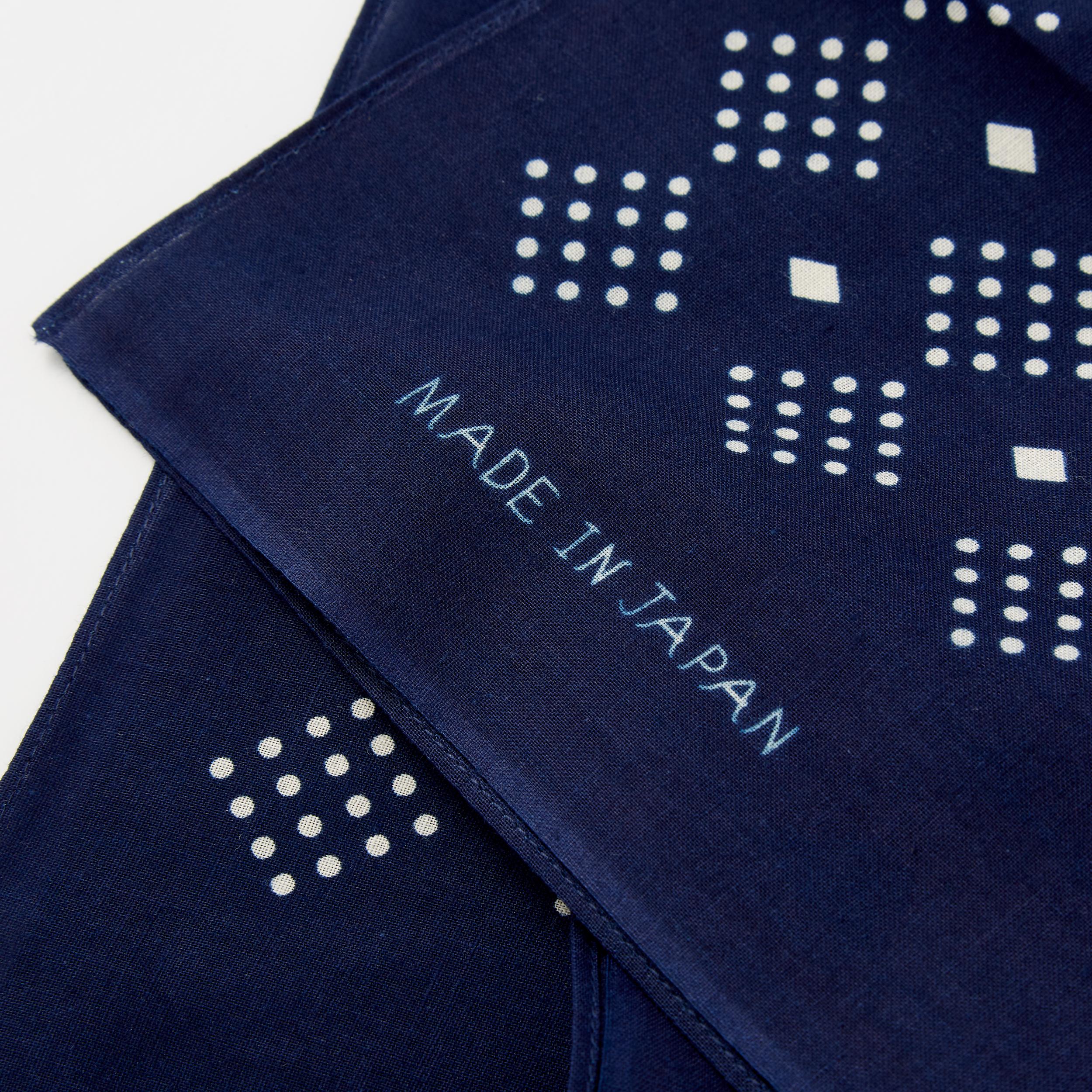 Indigo Discharge Bandana Product Image