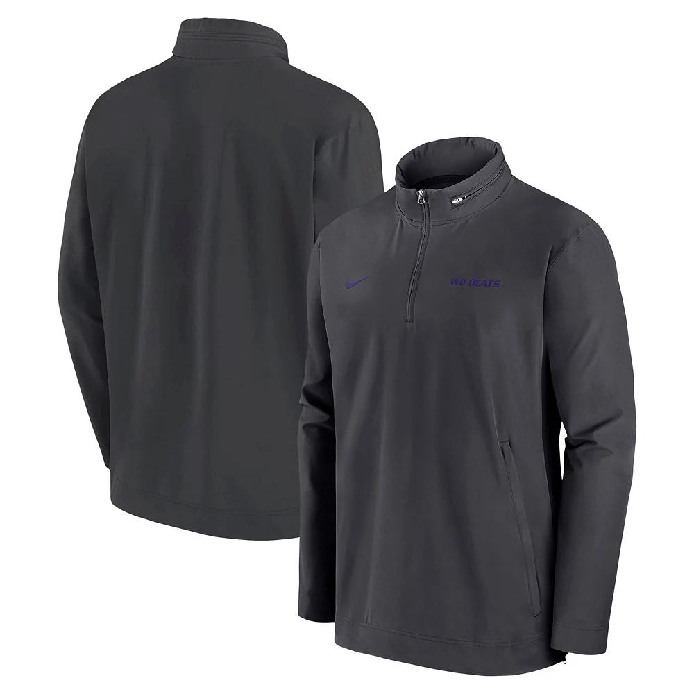 Men's Nike Purple TCU Horned Frogs 2024 Sideline Coach Quarter-Zip Hoodie Jacket,  Product Image