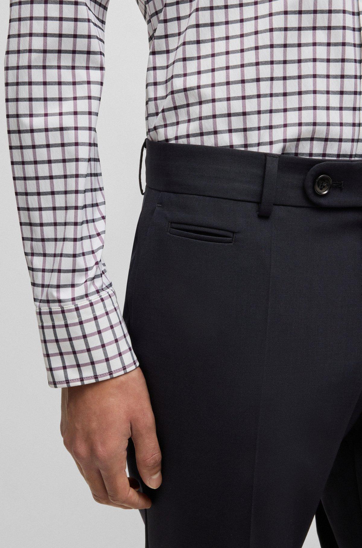 Slim-fit trousers in super-stretch cloth Product Image