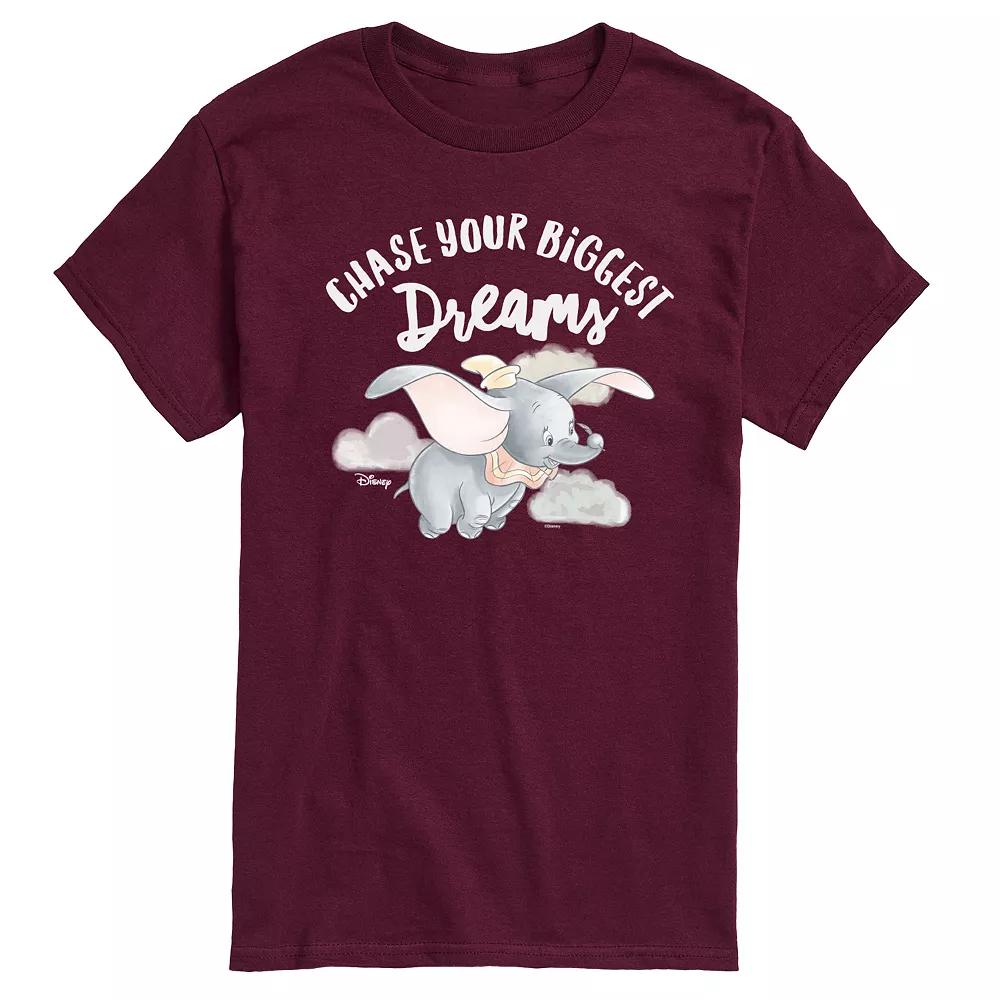 Disney's Dumbo Men's Chase Your Biggest Dreams Graphic Tee,  Product Image