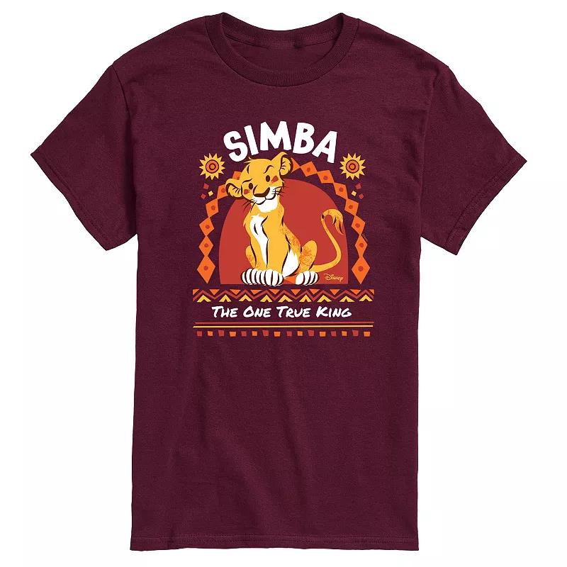Disney's The Lion King Simba Men's One True King Graphic Tee,  Product Image