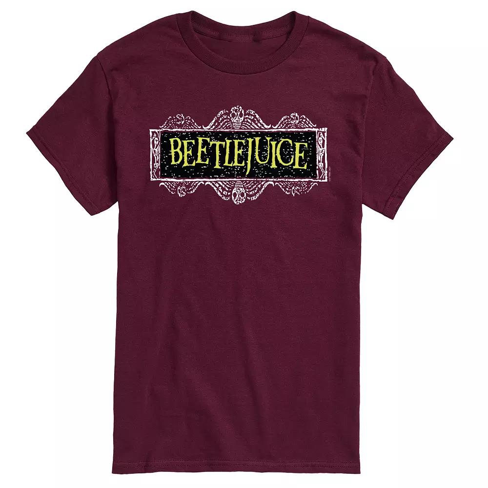 Big & Tall Beetlejuice Logo Graphic Tee, Men's,  Product Image