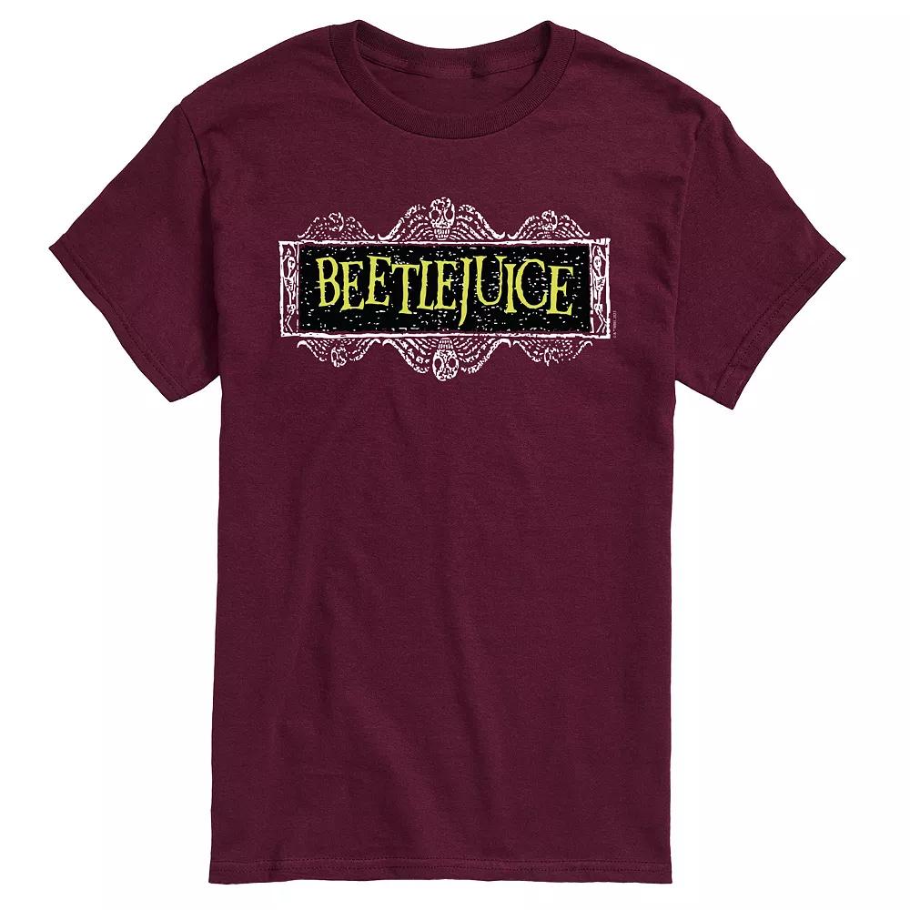 Big & Tall Beetlejuice Logo Graphic Tee, Men's,  Product Image