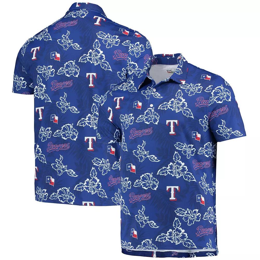 Men's Reyn Spooner Royal Texas Rangers Performance Polo, Size: XL, Blue Product Image