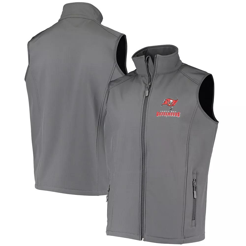 Mens Dunbrooke Pewter Tampa Bay Buccaneers Circle Archer Softshell Full-Zip Vest Product Image