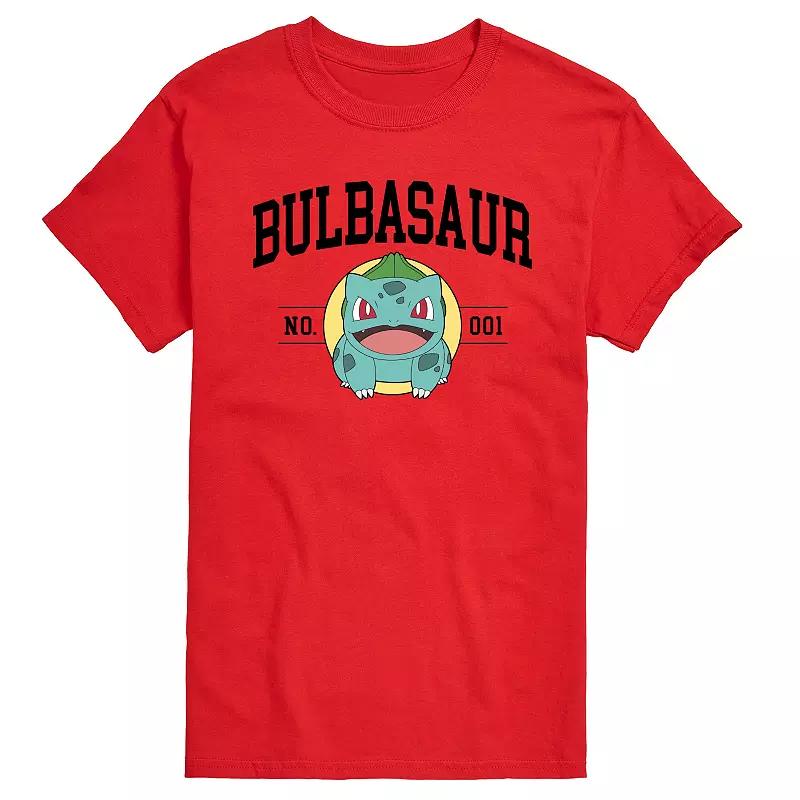 Big & Tall Pokemon Bulbasaur Collegiate Graphic Tee, Men's,  Product Image