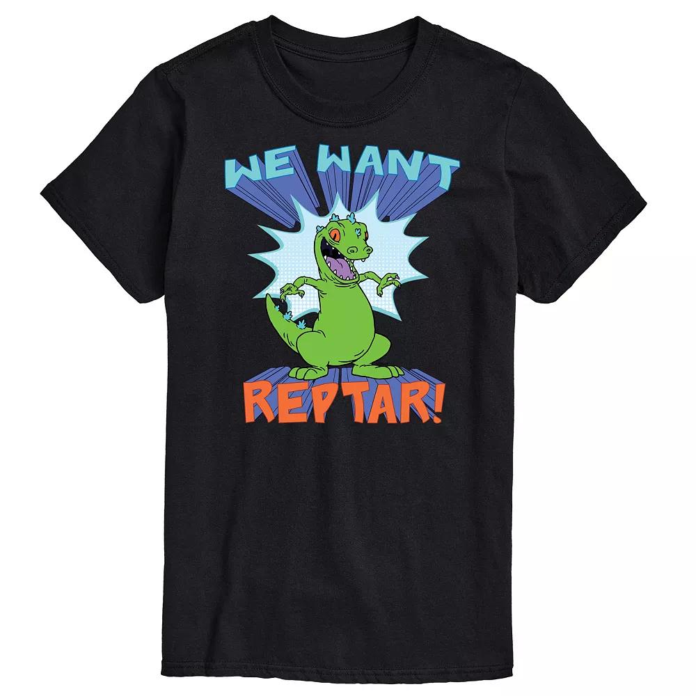 Big & Tall Rugrats We Want Reptar Graphic Tee, Men's,  Product Image