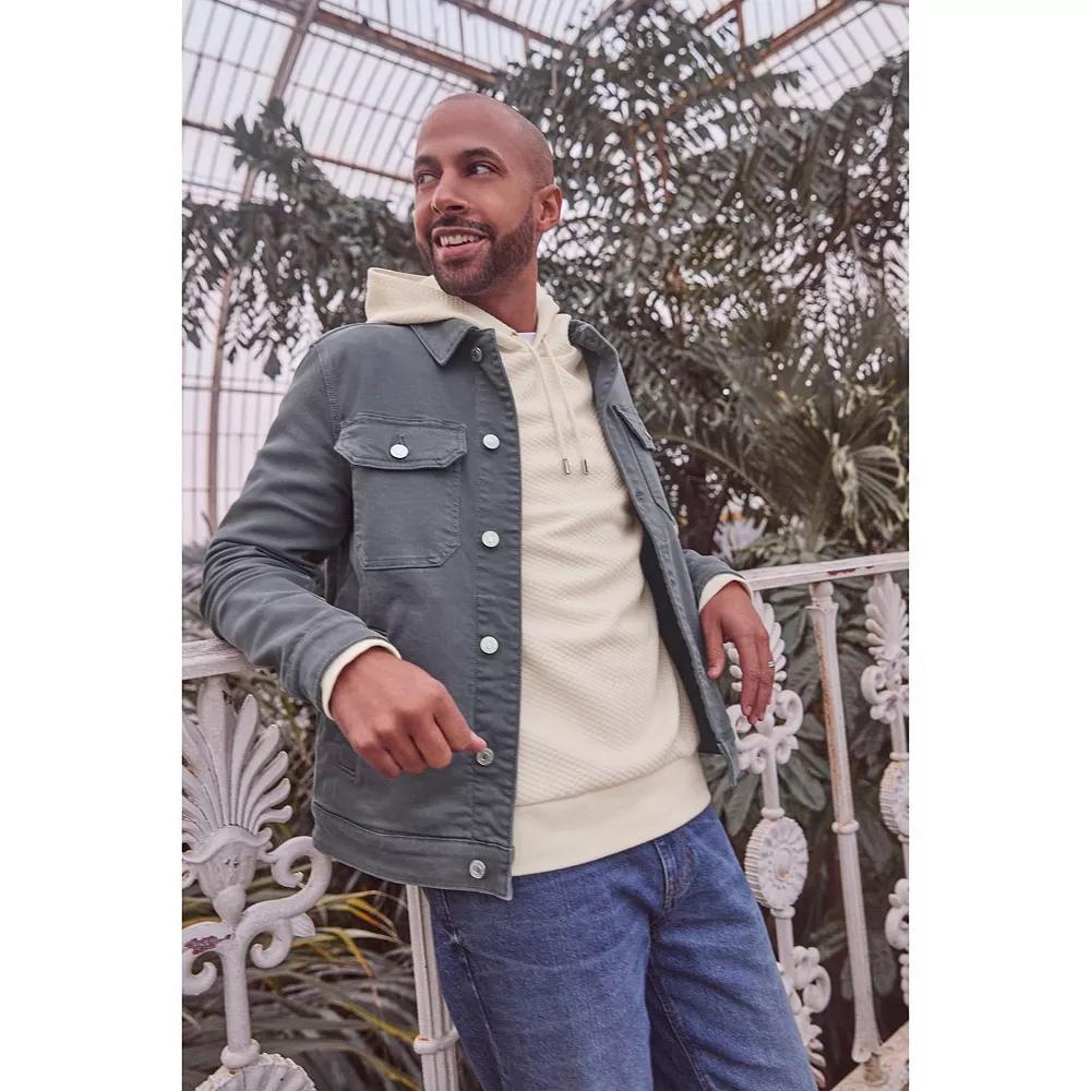 Men's NEXT Denim Trucker Jacket, Size: XXL, Blue Product Image