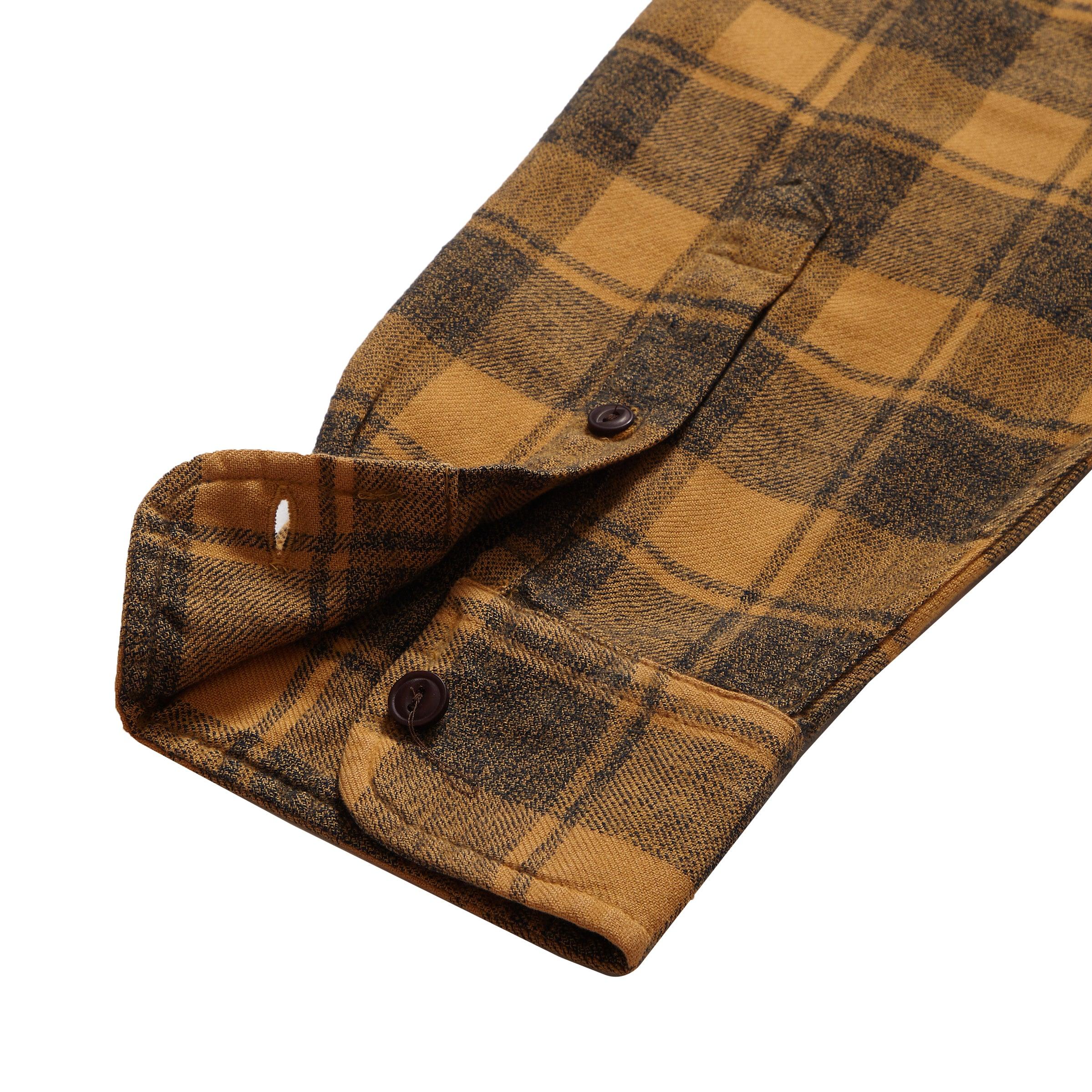 Jaspe Midweight Twill - Spruce Yellow Plaid Product Image