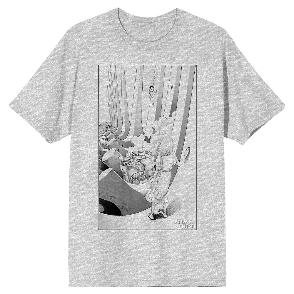 Men's Attack On Titan Art Drawing Graphic Tee,  Product Image