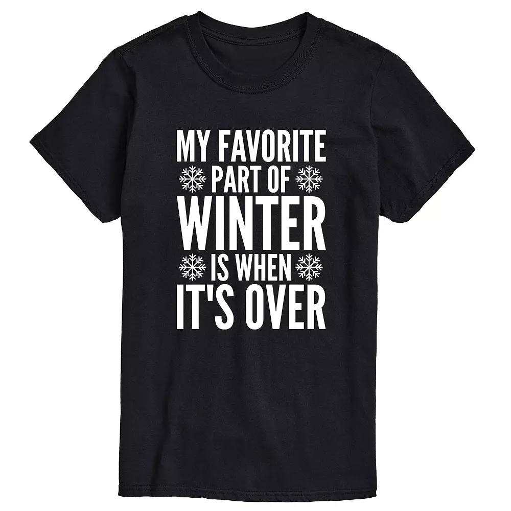 Big & Tall When Winter Over Tee, Men's,  Product Image