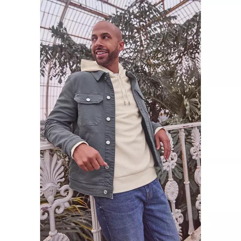 Men's NEXT Denim Trucker Jacket, Size: XXL, Blue Product Image