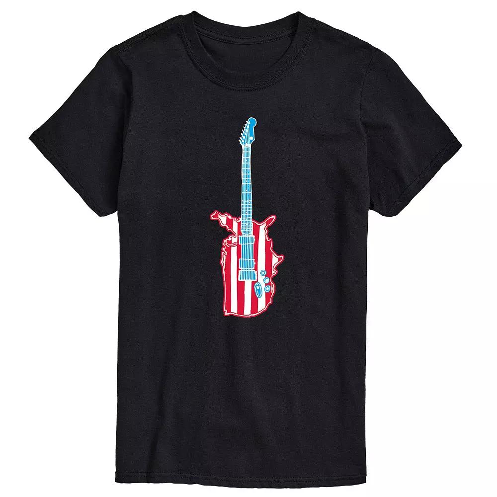 Men's USA Guitar Tee,  Product Image