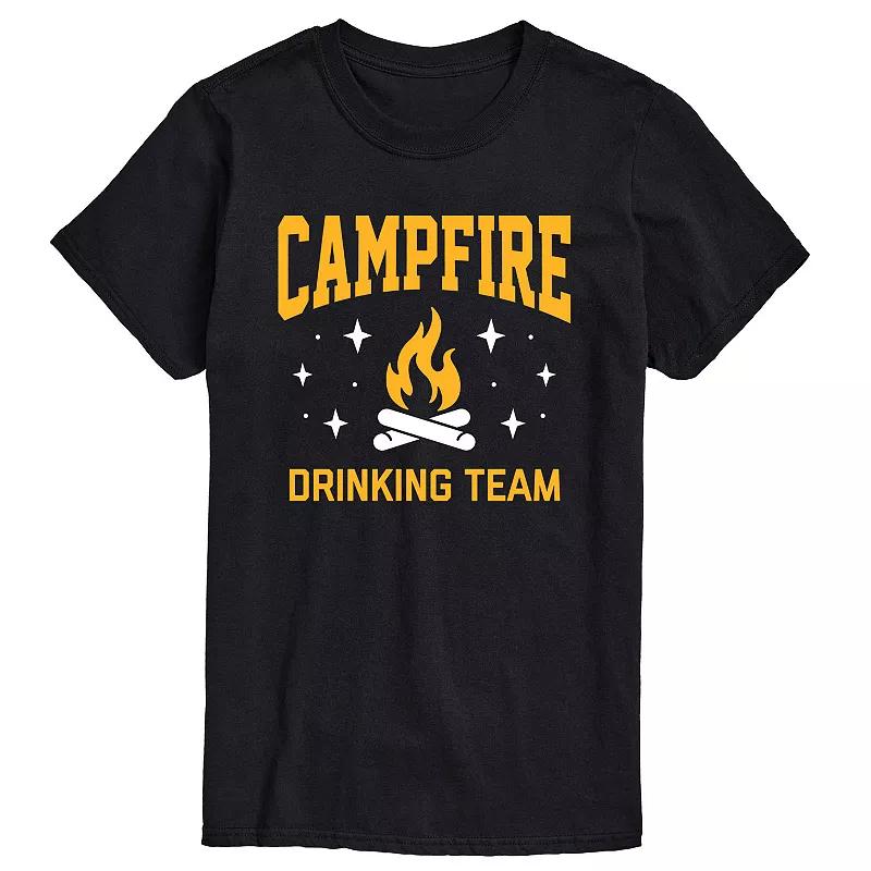 Big & Tall Campfire Drinking Team Graphic Tee, Men's,  Product Image
