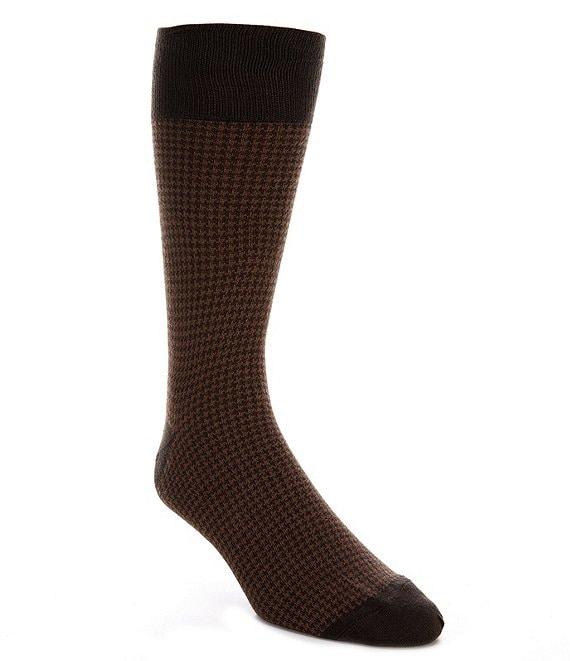 Cremieux Houndstooth Calf Length Socks Product Image