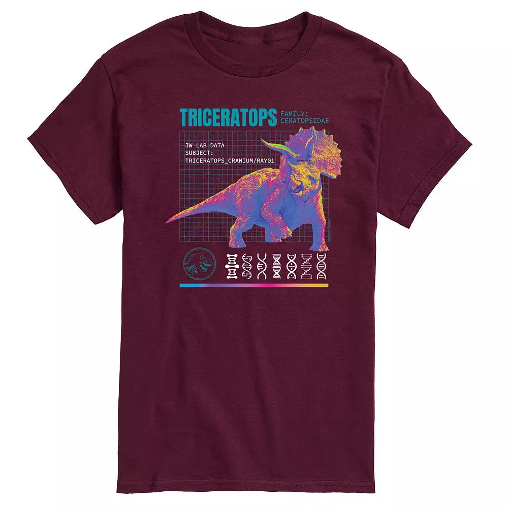 Men's Jurassic World Triceratops Graphic Tee,  Product Image
