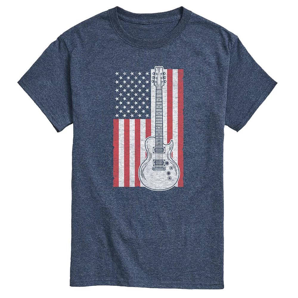 Men's USA Flag Guitar Graphic Tee,  Product Image
