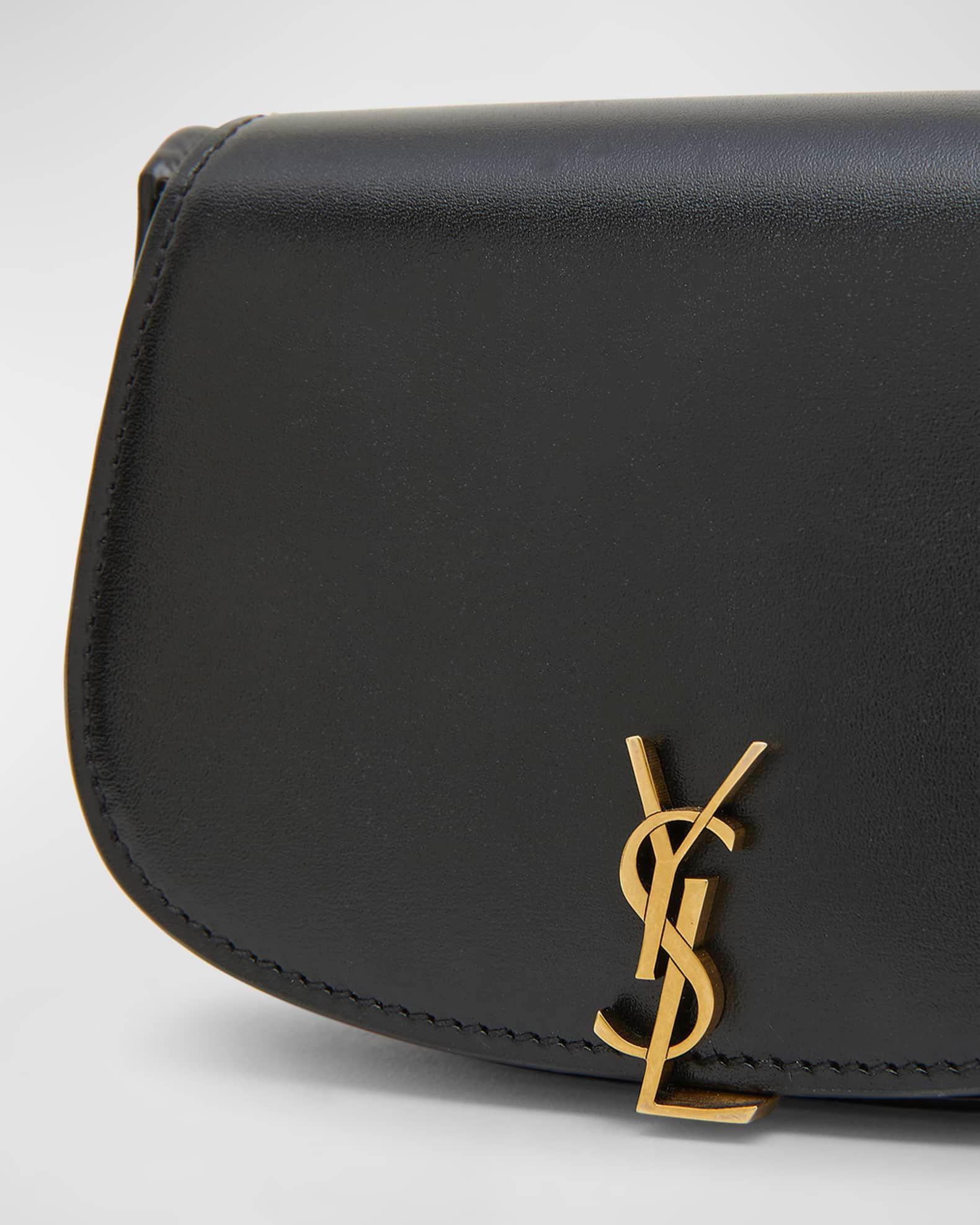 Mini YSL Wallet On Chain in Smooth Leather Product Image