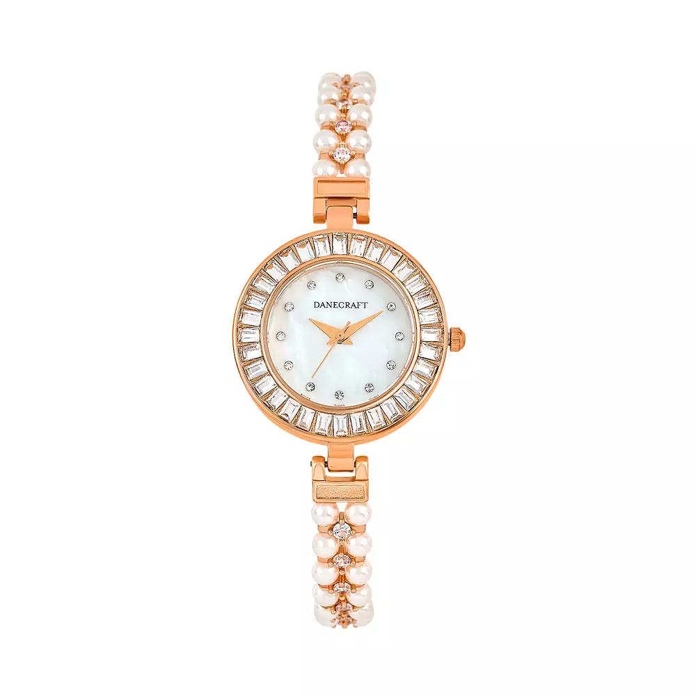 Danecraft Women's Gold Plated Round Watch, Size: 20MM, Gold Tone Product Image