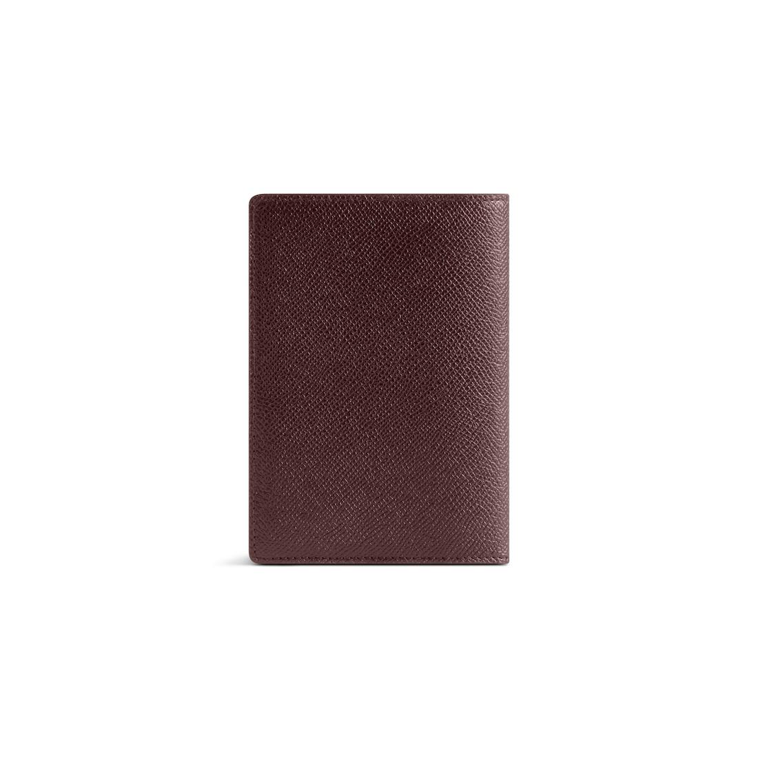 Men's Passport Holder in Passport Burgundy Product Image