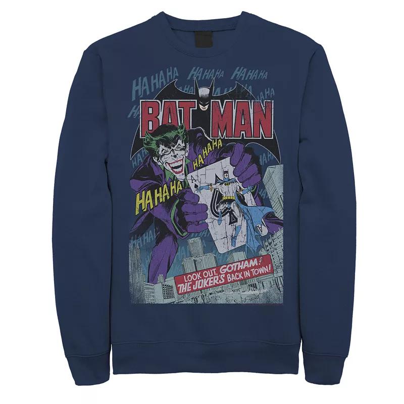 Men's DC Comics Batman And Joker Comic Cover Sweatshirt,  Product Image