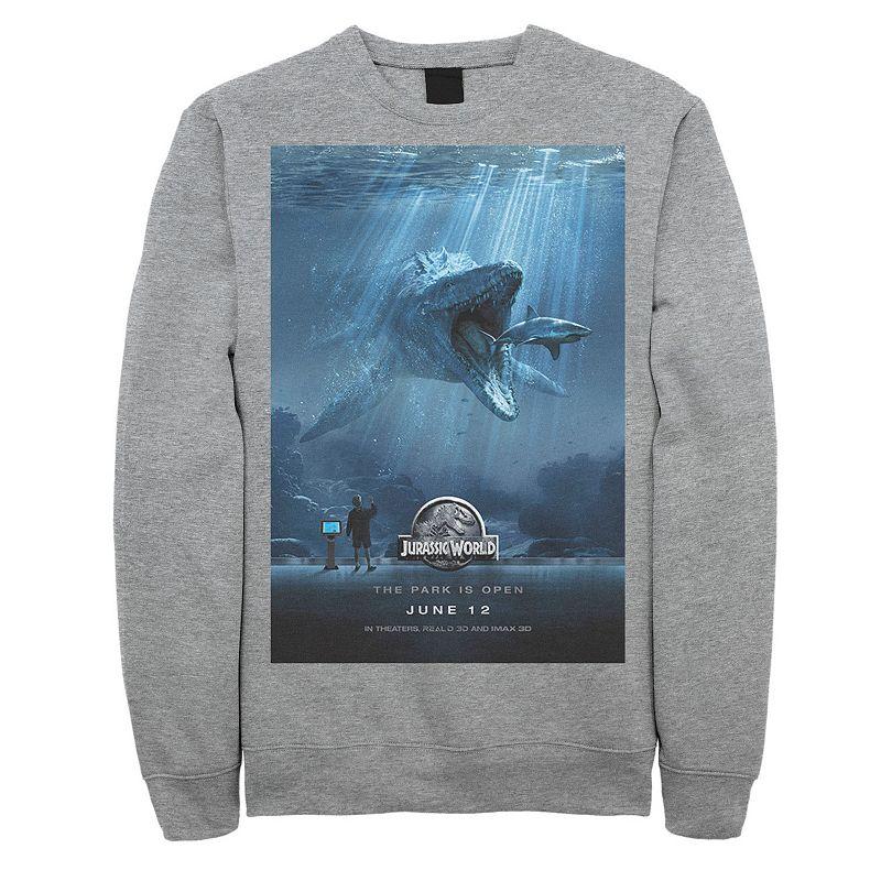 Men's Jurassic World Mosasaurus Movie Poster Sweatshirt,  Product Image