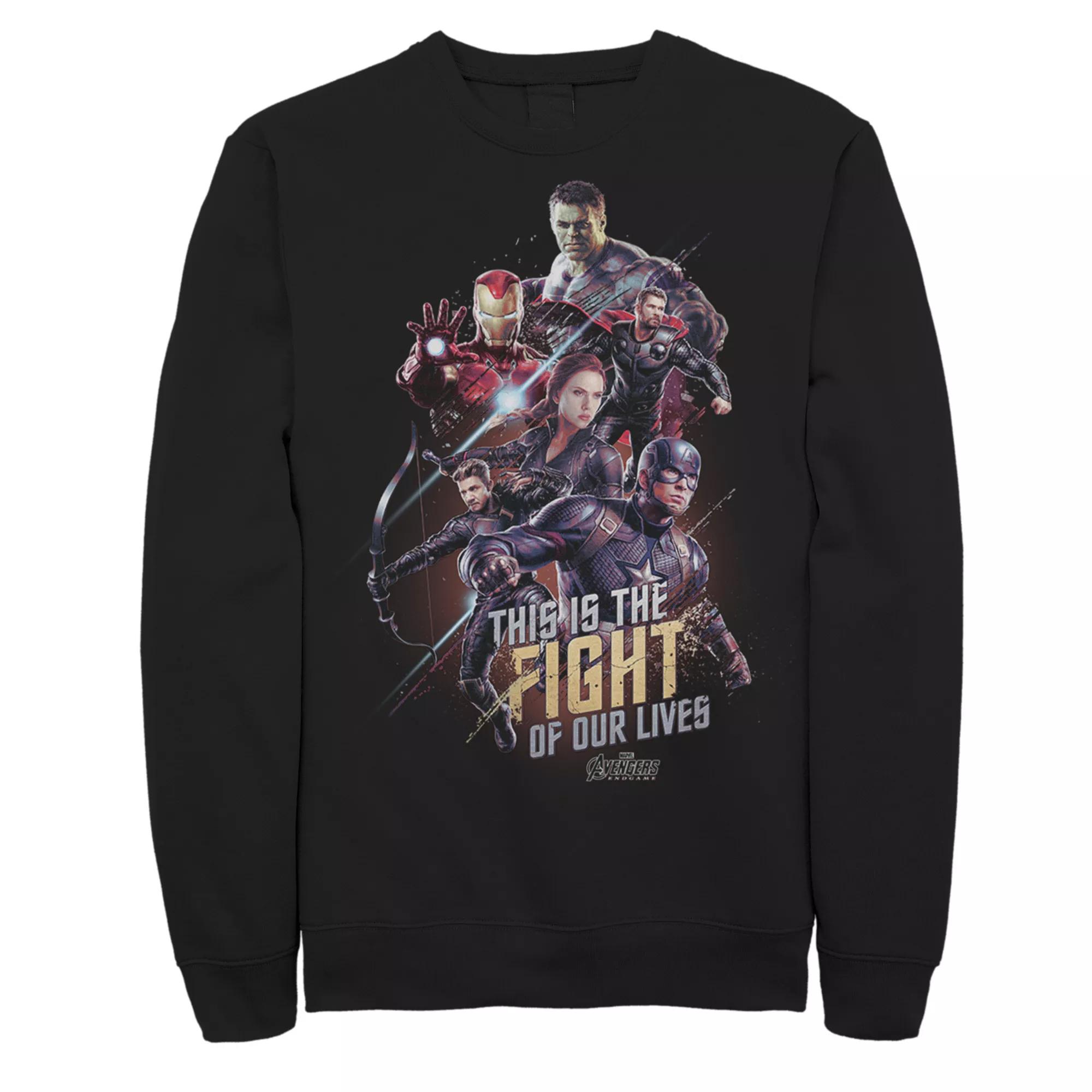 Men's Marvel Avengers Endgame Group Final Fight Sweatshirt,  Product Image