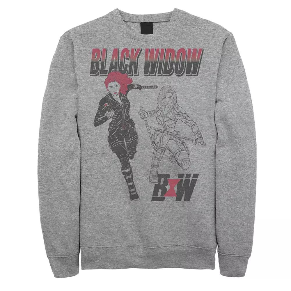 Men's Marvel Black Widow Sweatshirt,  Product Image