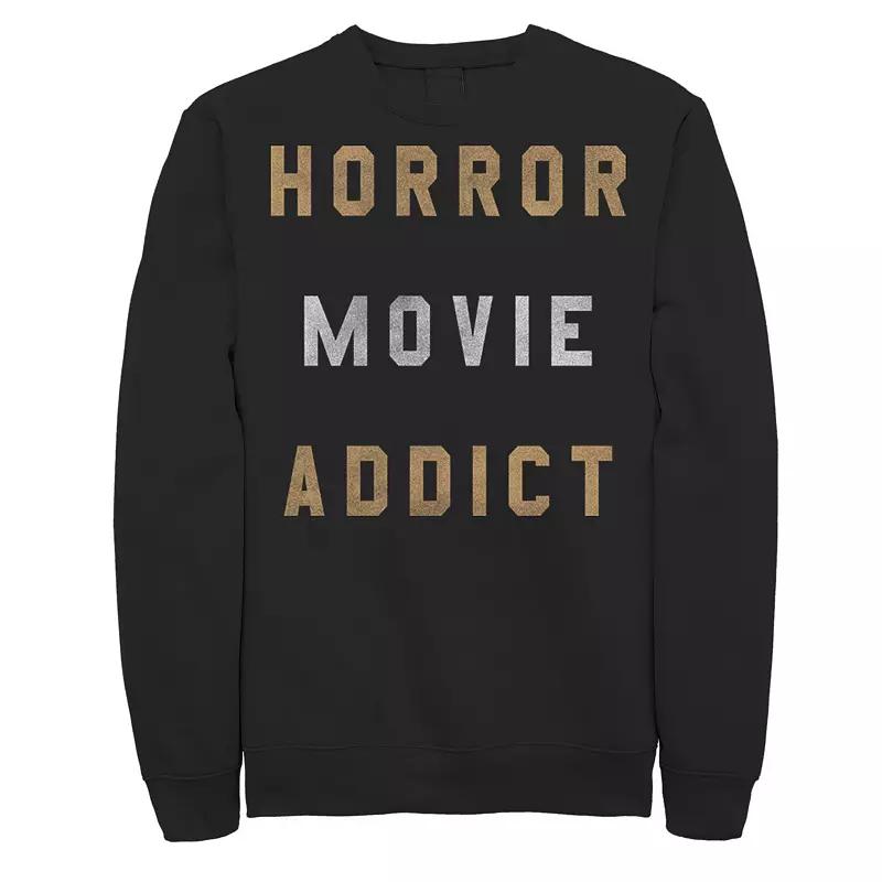Mens Horror Movies Lover Halloween Sweatshirt, Men's,  Product Image
