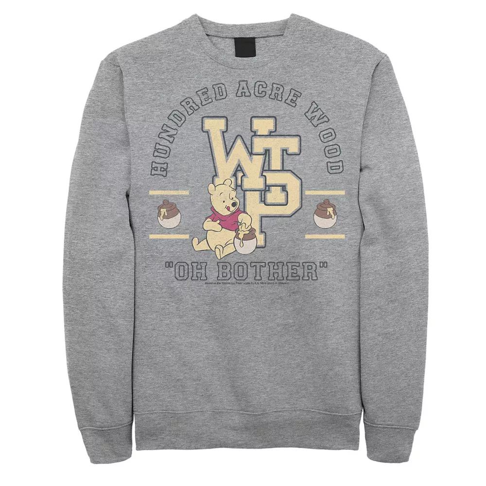 Disney's Winnie The Pooh Men's Hundred Acre Wood Collegiate Sweatshirt,  Product Image
