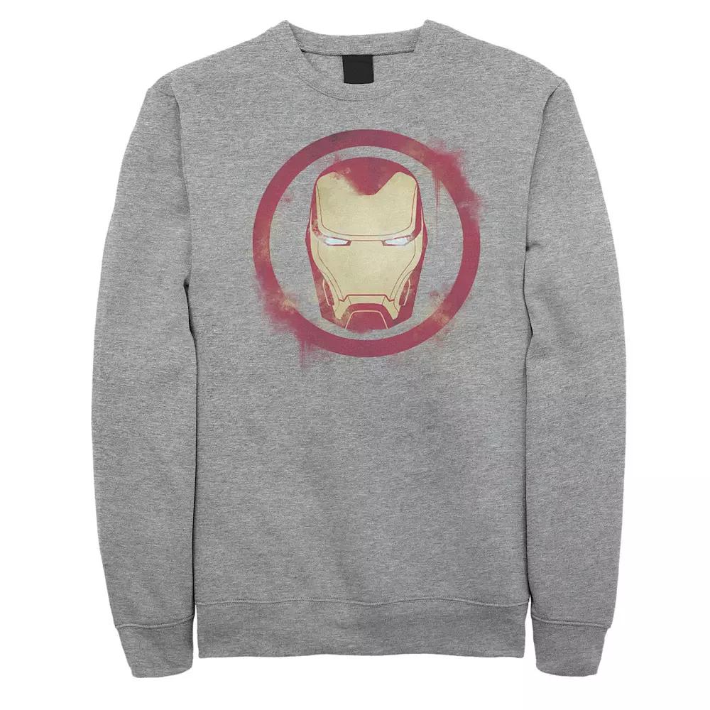 Men's Marvel Avengers Endgame Iron Man Spray Paint Logo Tee,  Product Image