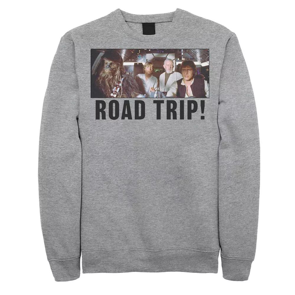 Men's Star Wars Group Shot Road Trip Sweatshirt, Size: XXL, Athletic Grey Product Image