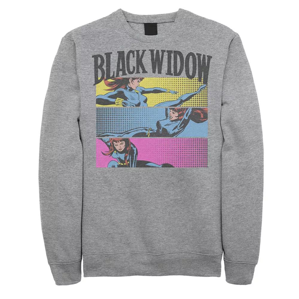 Men's Marvel Black Widow Panels Sweatshirt,  Product Image