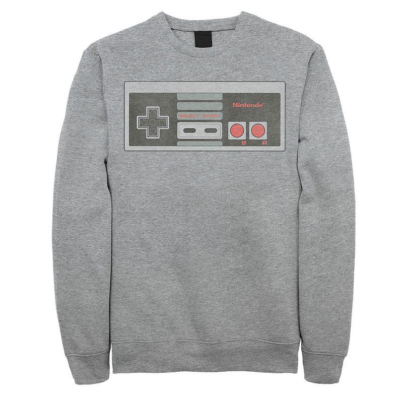 Men's Nintendo Retro NES Controller Sweatshirt, Size: XL, Kelly Product Image