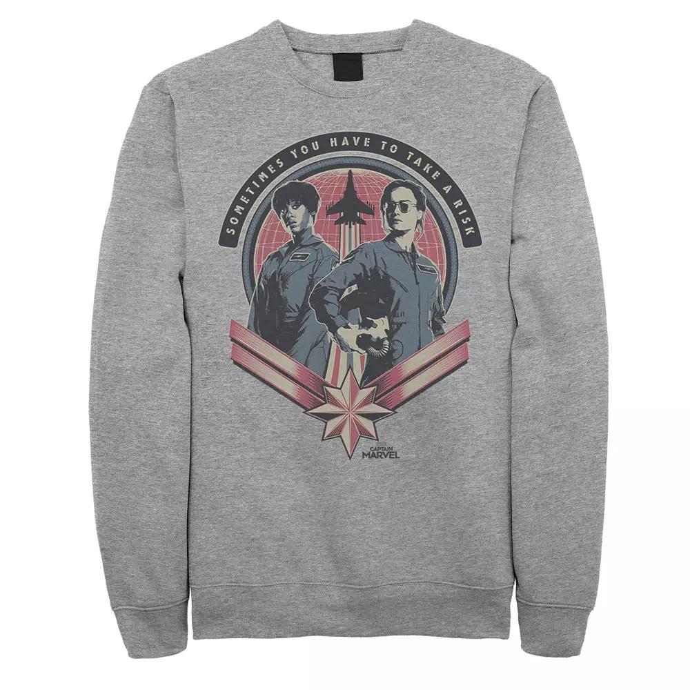 Men's Captain Marvel Fly Girls Sweatshirt,  Product Image