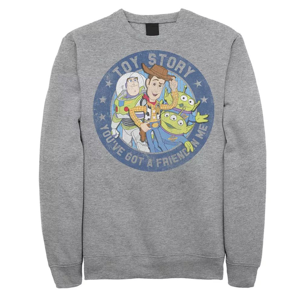Disney / Pixar's Toy Story Woody, Buzz Lightyear & Aliens Men's You've Got A Friend Sweatshirt,  Product Image